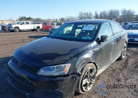 2012 Volkswagen Jetta 2.5L Se из США, поврежденный, VIN 3VWBP7AJ0CM302391